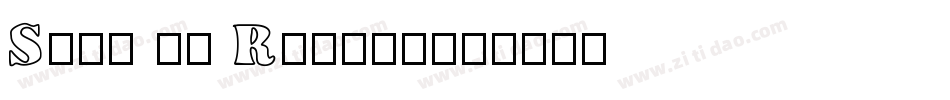 Sins of Rhonda字体转换